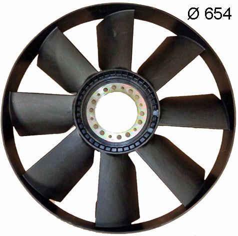 Fan Wheel, engine cooling - CFW3000P MAHLE - 51.06601.0258, 030.190-00A, 25047